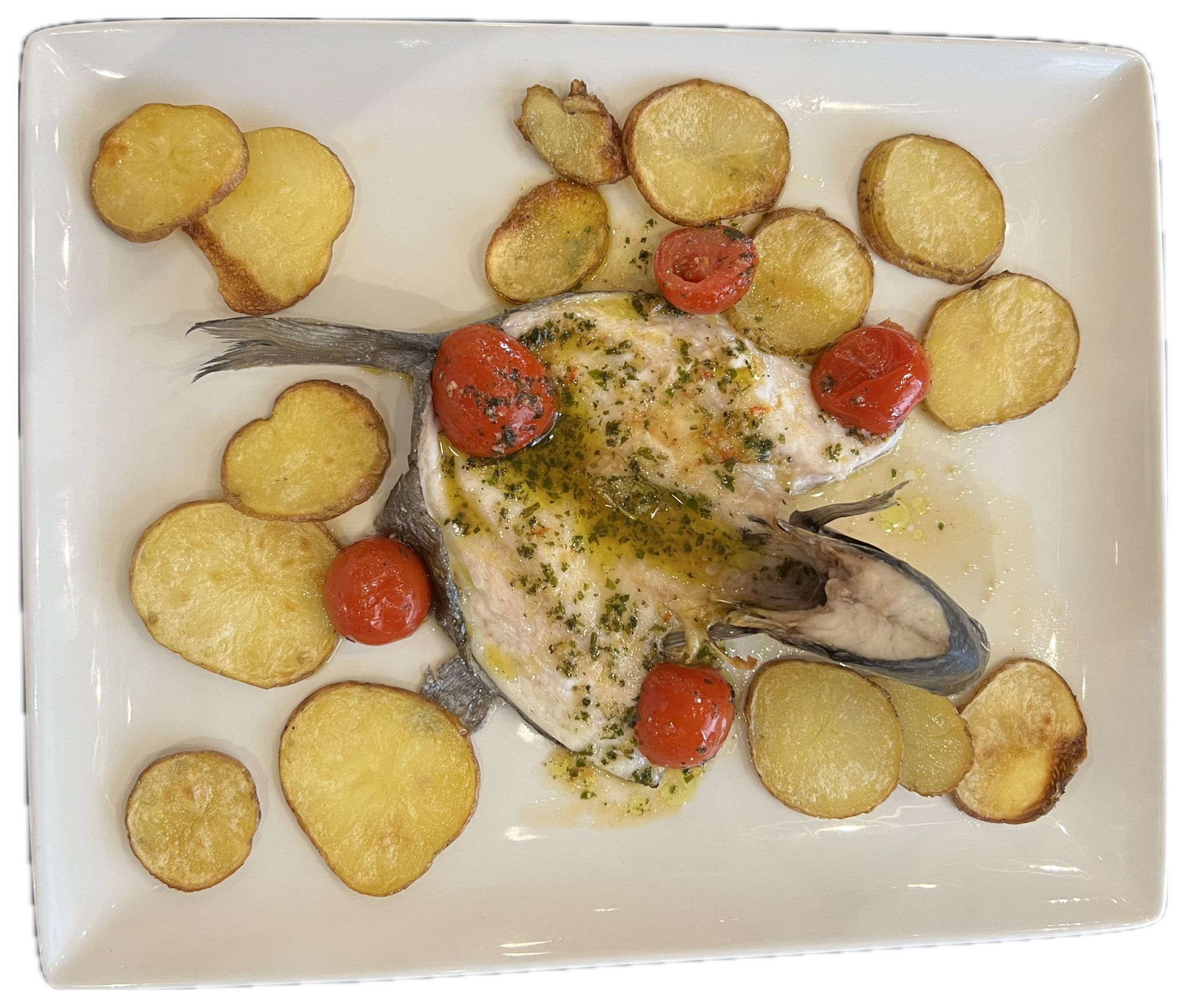 Sea food second course